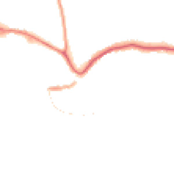 Night-time road noise heatmap for TQ9 5AX