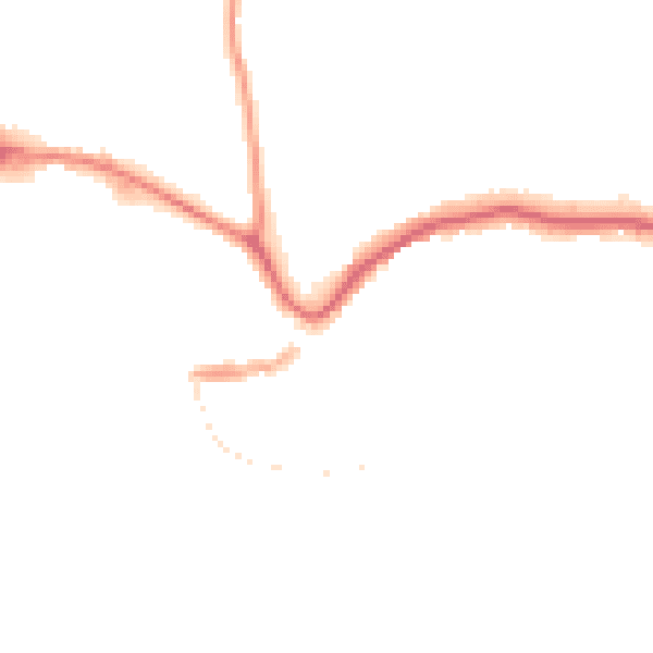 Night-time road noise heatmap for TQ9 5BA