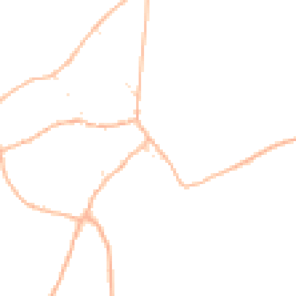Daytime road noise heatmap for TQ9 6DD