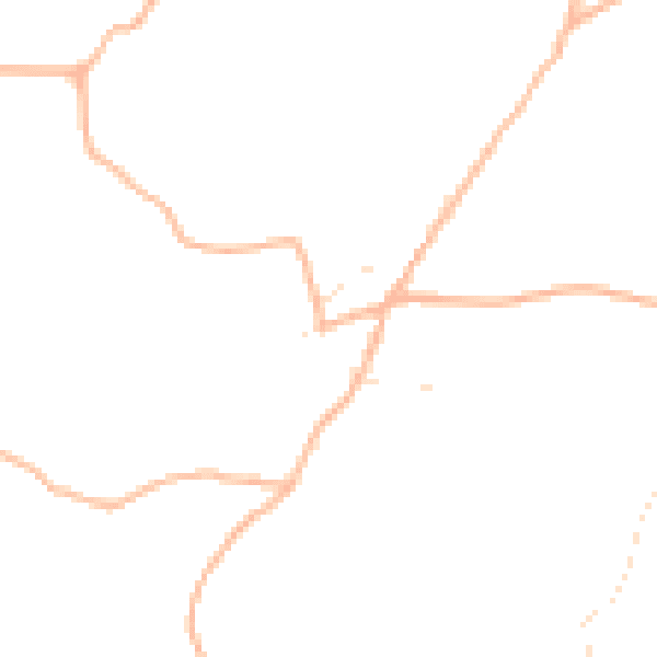 Daytime road noise heatmap for TQ9 7NY