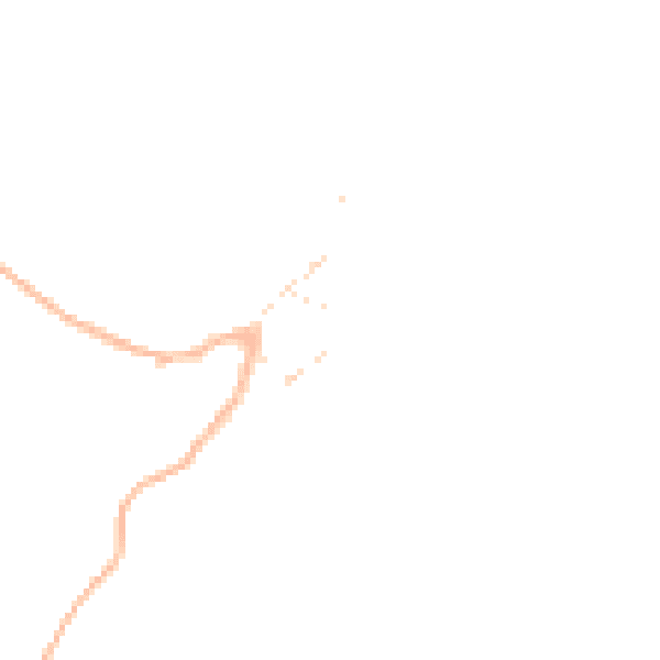 Daytime road noise heatmap for TQ9 7UU