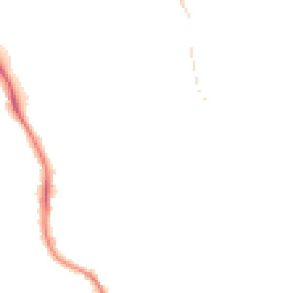 Night-time road noise heatmap for TR11 2BD