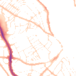 Daytime road noise heatmap for TR11 2BE