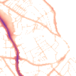 Daytime road noise heatmap for TR11 2BH
