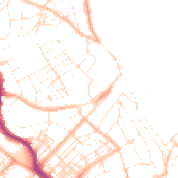 Daytime road noise heatmap for TR11 2BP