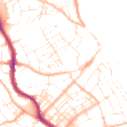 Daytime road noise heatmap for TR11 2BW