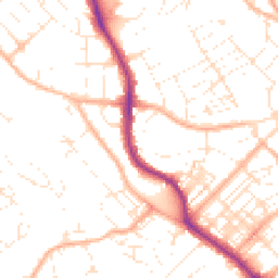 Daytime road noise heatmap for TR11 2DL