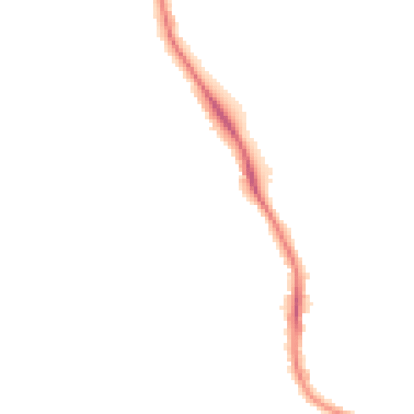 Night-time road noise heatmap for TR11 2LD