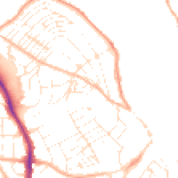 Daytime road noise heatmap for TR11 2LY