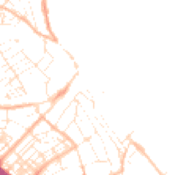 Daytime road noise heatmap for TR11 3AX