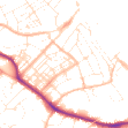 Daytime road noise heatmap for TR11 3NB