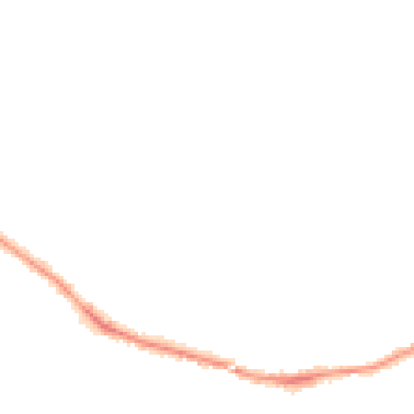 Night-time road noise heatmap for TR11 3NJ