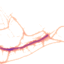 Daytime road noise heatmap for TR11 3XG
