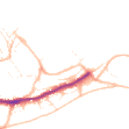 Daytime road noise heatmap for TR11 3XJ