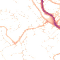 Daytime road noise heatmap for TR11 4EY