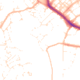 Daytime road noise heatmap for TR11 4HR