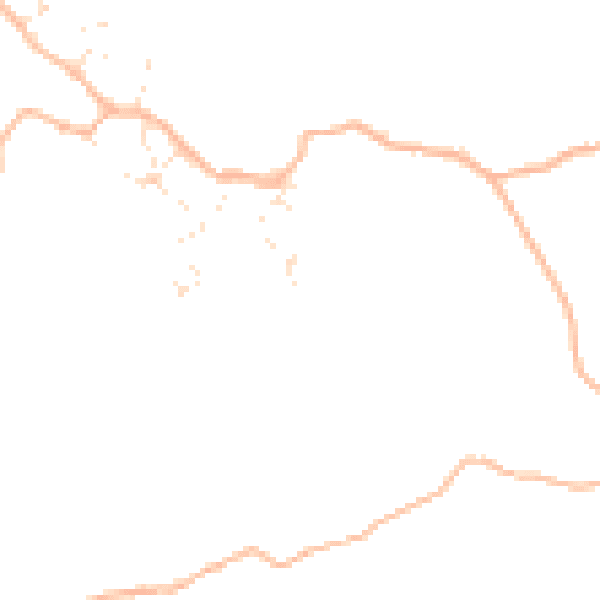 Daytime road noise heatmap for TR11 5AX