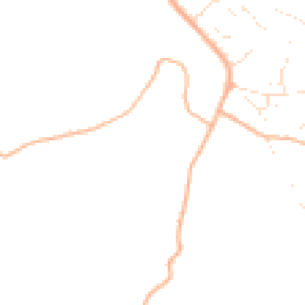 Daytime road noise heatmap for TR11 5BJ