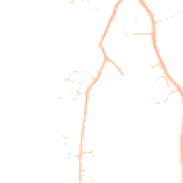 Daytime road noise heatmap for TR11 5DD
