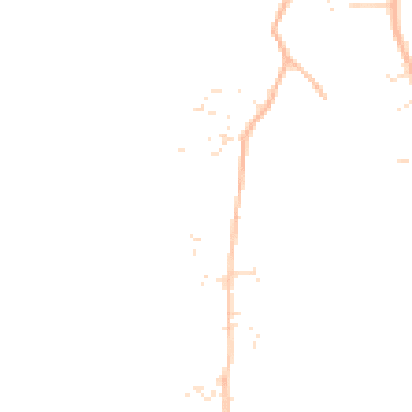 Daytime road noise heatmap for TR11 5DW