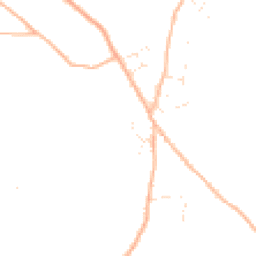 Daytime road noise heatmap for TR11 5EX