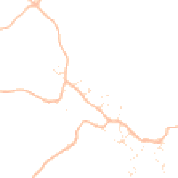 Daytime road noise heatmap for TR11 5FB