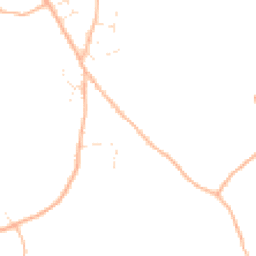 Daytime road noise heatmap for TR11 5JD
