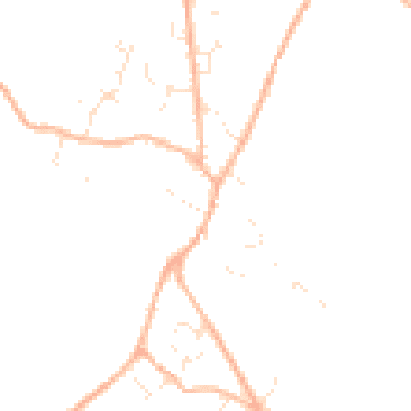 Daytime road noise heatmap for TR11 5NA