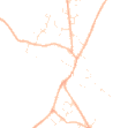 Daytime road noise heatmap for TR11 5NB