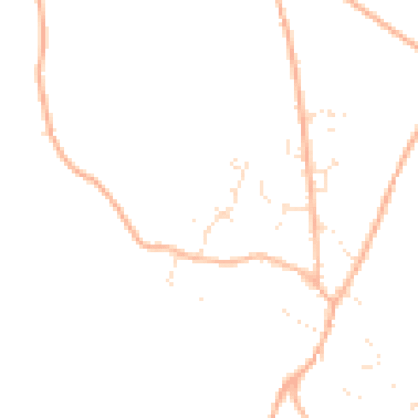 Daytime road noise heatmap for TR11 5SF