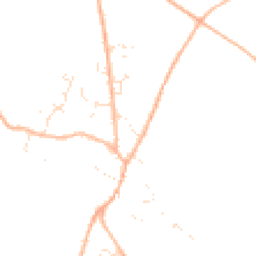 Daytime road noise heatmap for TR11 5SW