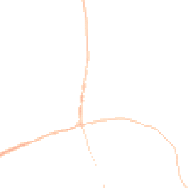 Night-time road noise heatmap for TR14 0LA