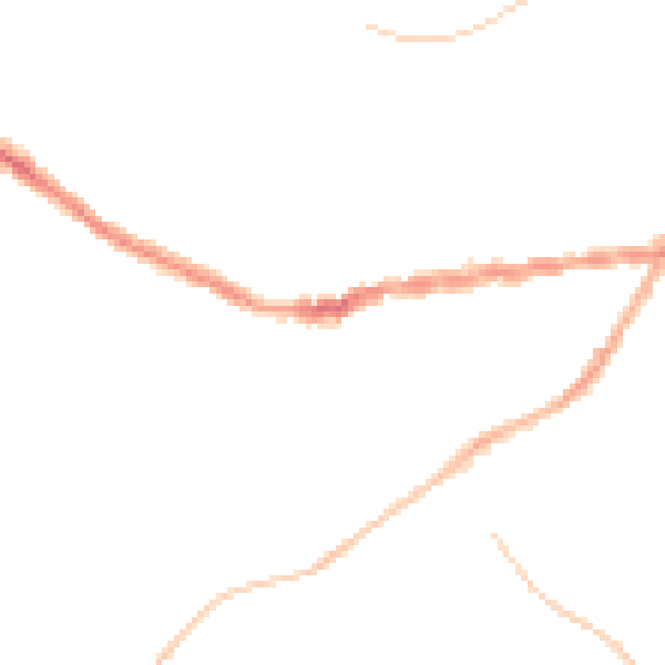 Night-time road noise heatmap for TR14 8JY