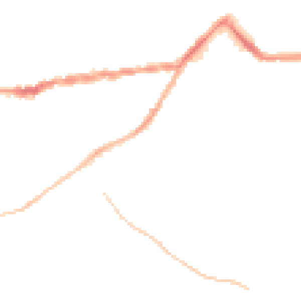 Night-time road noise heatmap for TR14 8LE