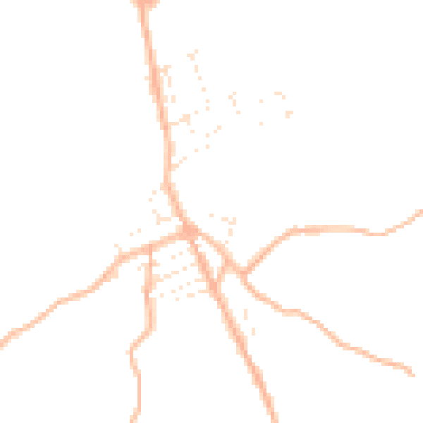 Daytime road noise heatmap for TR14 9HB