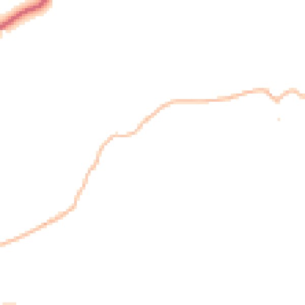 Daytime road noise heatmap for TR14 9LU