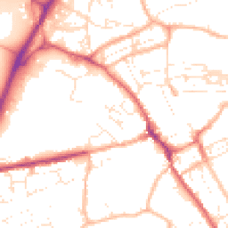 Daytime road noise heatmap for TR15 1AG