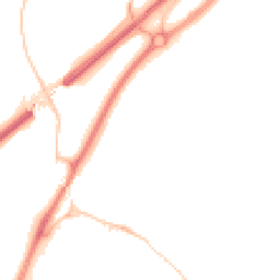 Night-time road noise heatmap for TR15 1DD