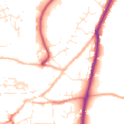 Daytime road noise heatmap for TR15 1PT