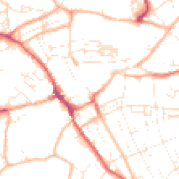 Daytime road noise heatmap for TR15 2AT