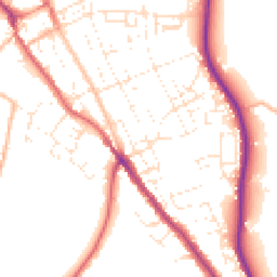 Daytime road noise heatmap for TR15 2HX