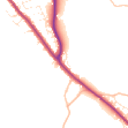 Daytime road noise heatmap for TR15 2NP