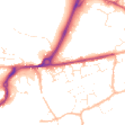 Daytime road noise heatmap for TR15 3AF