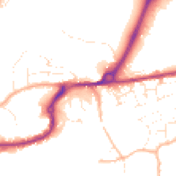Daytime road noise heatmap for TR15 3AS