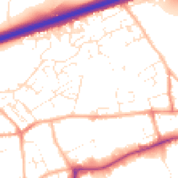 Daytime road noise heatmap for TR15 3BE