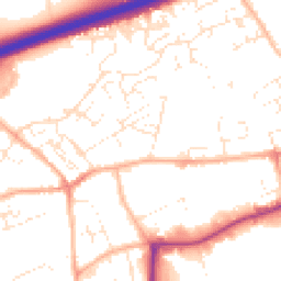 Daytime road noise heatmap for TR15 3DP