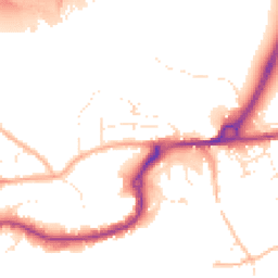 Daytime road noise heatmap for TR15 3ES