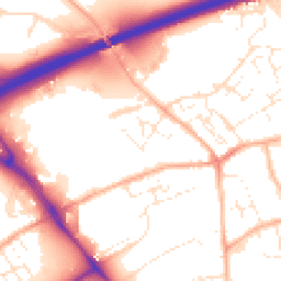 Daytime road noise heatmap for TR15 3FJ