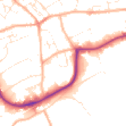 Daytime road noise heatmap for TR15 3FT