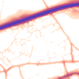 Daytime road noise heatmap for TR15 3FX